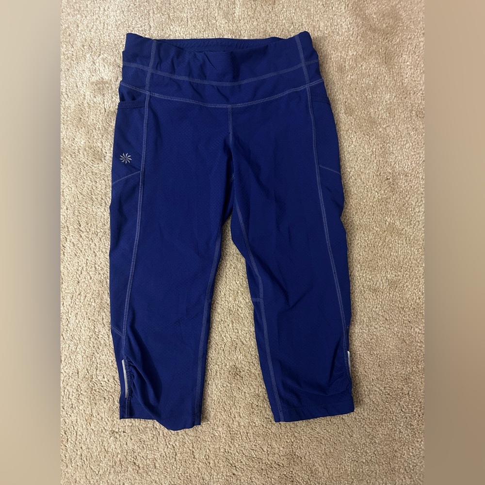 Athleta Blue Be Free Capri